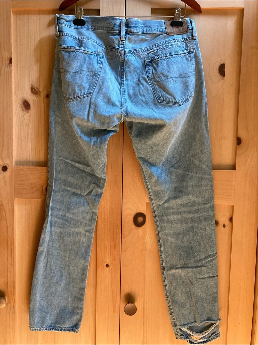 Polo Ralph Lauren Light Blue Distressed The Sullivan Slim Jean